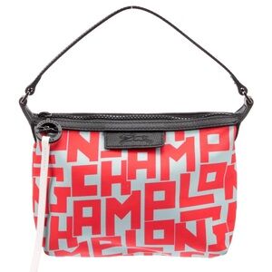 Longchamp Le Pliage LGP Clutch Mini Bag Red/Blue